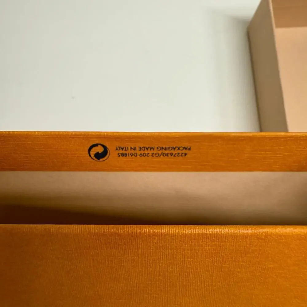 Louis Vuitton | Empty Storage Box w/ Dust Bag | Orange | 6 x 5 x 1.6 in.
